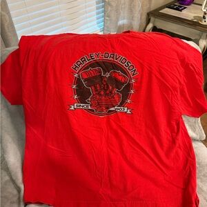 Harley-Davidson Bold Red Short Sleeve Tee